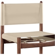 Meridian Furniture Rawlins Beige Vegan Leather Upholstered Counter Stool
