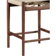 Meridian Furniture Rawlins Beige Vegan Leather Upholstered Counter Stool