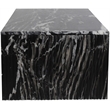 Meridian Furniture Pienza Black Marble Coffee Table