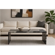Meridian Furniture Pienza Black Marble Coffee Table