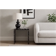 Meridian Furniture Pienza Black Marble End Table