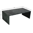 Meridian Furniture Pienza Green Marble Coffee Table