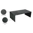Meridian Furniture Pienza Green Marble Coffee Table