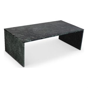 Meridian Furniture Pienza Green Marble Coffee Table