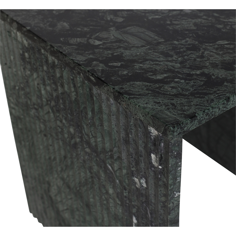 Meridian Furniture Pienza Green Marble End Table