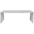 Meridian Furniture Pienza White Marble Coffee Table
