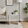 Meridian Furniture Pienza White Marble End Table