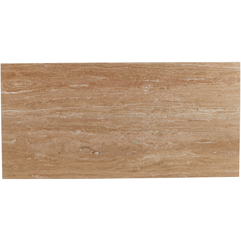 Meridian Furniture Pienza Beige Travertine Coffee Table
