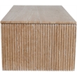 Meridian Furniture Pienza Beige Travertine Coffee Table