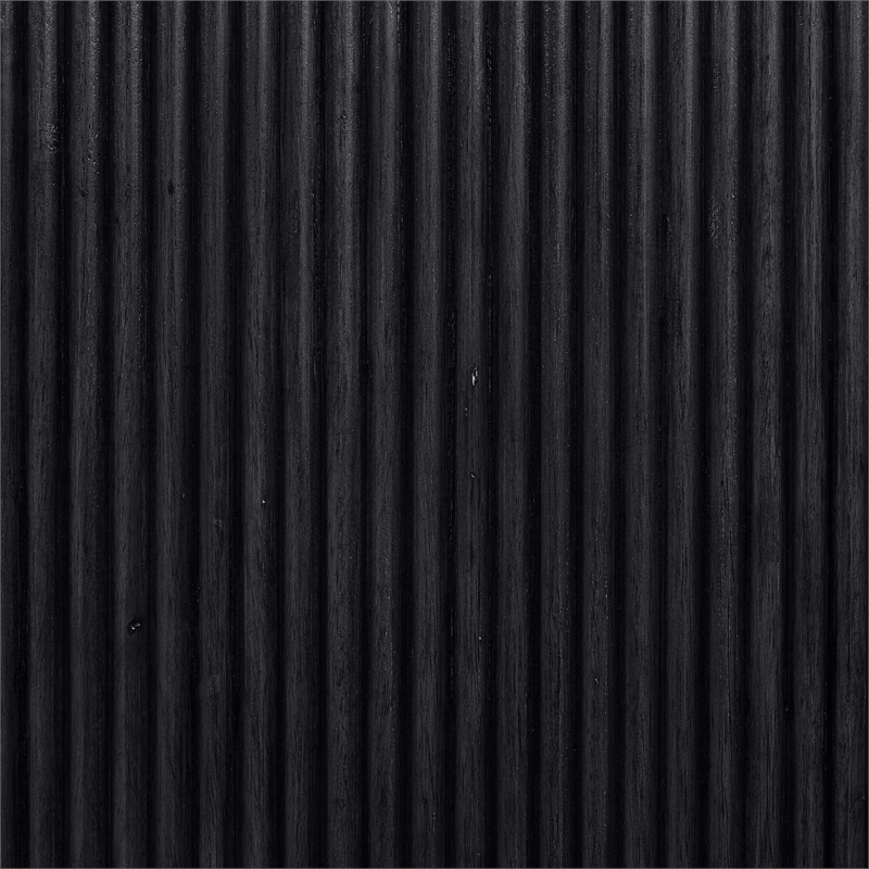 Meridian Furniture Astrid Black Solid Wood And Oak Veneer Chest