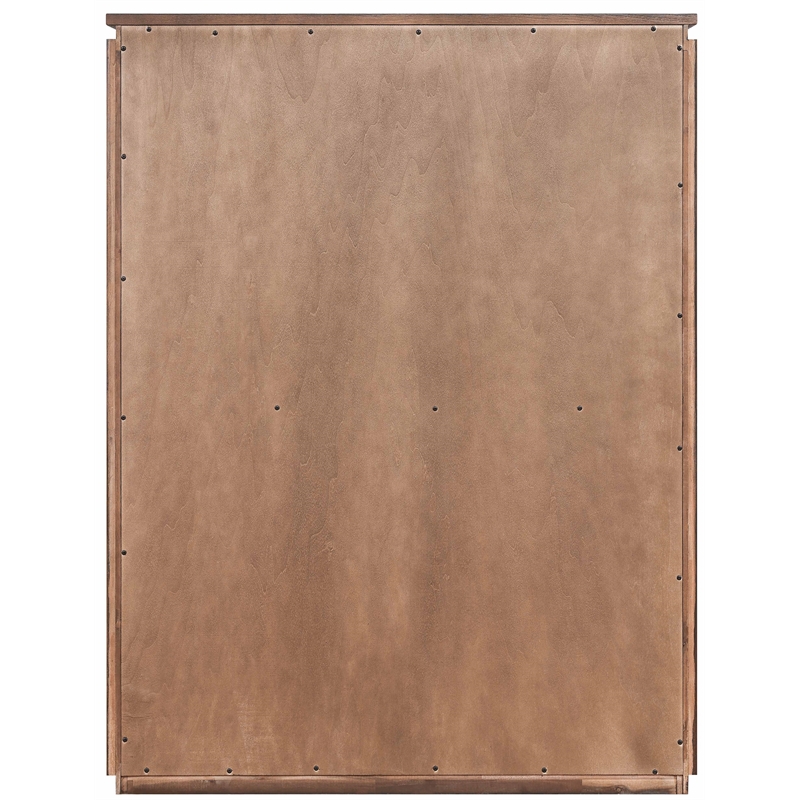 Meridian Furniture Astrid Brown Solid Wood And Oak Veneer Chest