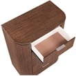 Meridian Furniture Astrid Brown Solid Wood And Oak Veneer Chest