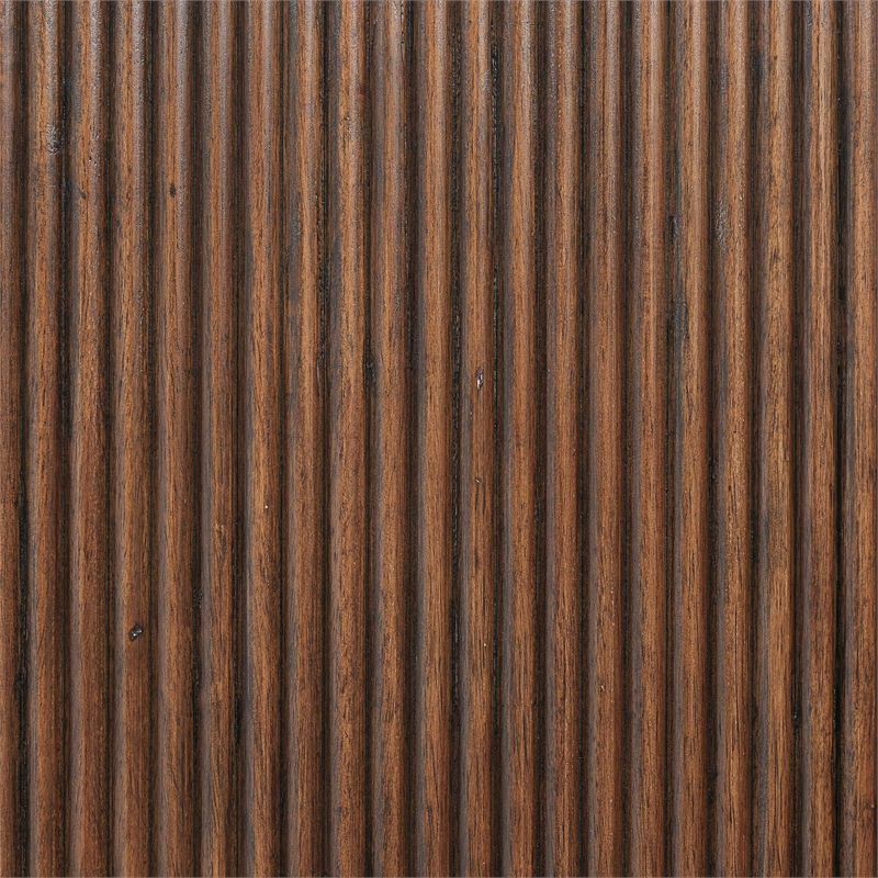 Meridian Furniture Astrid Brown Solid Wood And Oak Veneer Chest