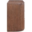 Meridian Furniture Astrid Brown Solid Wood And Oak Veneer Dresser