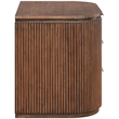 Meridian Furniture Astrid Black Solid Wood And Oak Veneer Nightstand