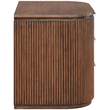 Meridian Furniture Astrid Brown Solid Wood And Oak Veneer Nightstand