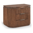 Meridian Furniture Astrid Brown Solid Wood And Oak Veneer Nightstand