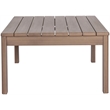 Meridian Furniture Newport Natural Acacia Wood Patio Coffee Table