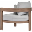 Meridian Furniture Newport Grey Water Resist Fabric Patio Chair w/ Cover