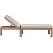 Meridian Furniture Newport Beige Water Resist Fabric Patio Lounge Chair w/ Cover