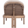 Meridian Furniture Newport Beige Water Resist Fabric Patio Lounge Chair w/ Cover