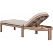 Meridian Furniture Newport Beige Water Resist Fabric Patio Lounge Chair w/ Cover