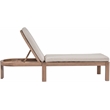 Meridian Furniture Newport Beige Water Resist Fabric Patio Lounge Chair w/ Cover