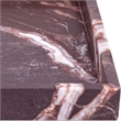Meridian Furniture Barletta Cherry Square Marble Tray