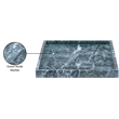 Meridian Furniture Barletta Green Square Marble Tray