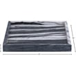Meridian Furniture Barletta Panda Square Marble Tray