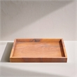 Meridian Furniture Barletta Pink Square Marble Tray