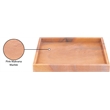 Meridian Furniture Barletta Pink Square Marble Tray