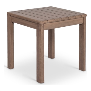 Meridian Furniture Newport Natural Acacia Wood Patio End Table