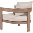 Meridian Furniture Newport Beige Water Resist Fabric Patio Chair w/ Cover