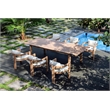 Meridian Furniture Newport Beige Water Resistant Fabric Patio Dining Chair