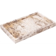 Meridian Furniture Barletta Beige Rectangular Marble Tray
