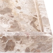 Meridian Furniture Barletta Beige Rectangular Marble Tray