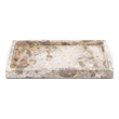 Meridian Furniture Barletta Beige Rectangular Marble Tray