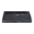 Meridian Furniture Barletta Black Rectangular Marble Tray