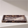 Meridian Furniture Barletta Cherry Rectangular Marble Tray