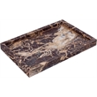 Meridian Furniture Barletta Cherry Rectangular Marble Tray