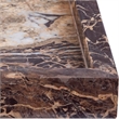 Meridian Furniture Barletta Cherry Rectangular Marble Tray