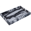 Meridian Furniture Barletta Panda Rectangular Marble Tray