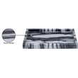 Meridian Furniture Barletta Panda Rectangular Marble Tray