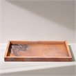 Meridian Furniture Barletta Pink Rectangular Marble Tray