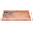Meridian Furniture Barletta Pink Rectangular Marble Tray