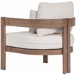 Meridian Furniture Newport Cream Water Resist Fabric Patio Chair w/ Cover