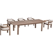 Meridian Furniture Newport Cream Water Resistant Fabric Patio Dining Chair