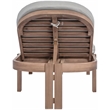 Meridian Furniture Newport Grey Water Resist Fabric Patio Lounge Chair w/ Cover
