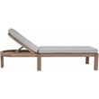 Meridian Furniture Newport Grey Water Resist Fabric Patio Lounge Chair w/ Cover